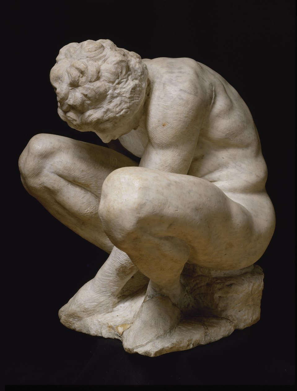 Menino agachado, entre 1530 e 1534. de Michelangelo Buonarroti