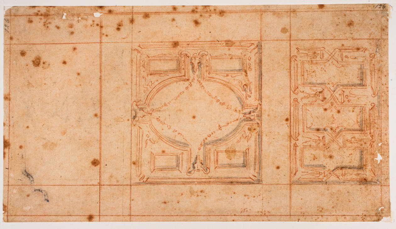 Design para as secretárias da Biblioteca Laurenciana de Michelangelo Buonarroti