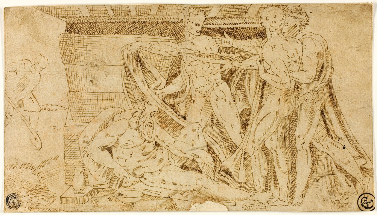 A embriaguez de Noé de Michelangelo Buonarroti
