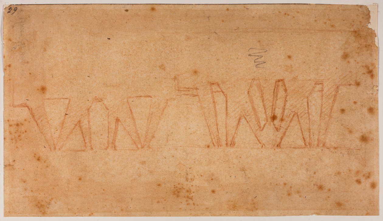 Plano de fortificação de Michelangelo Buonarroti