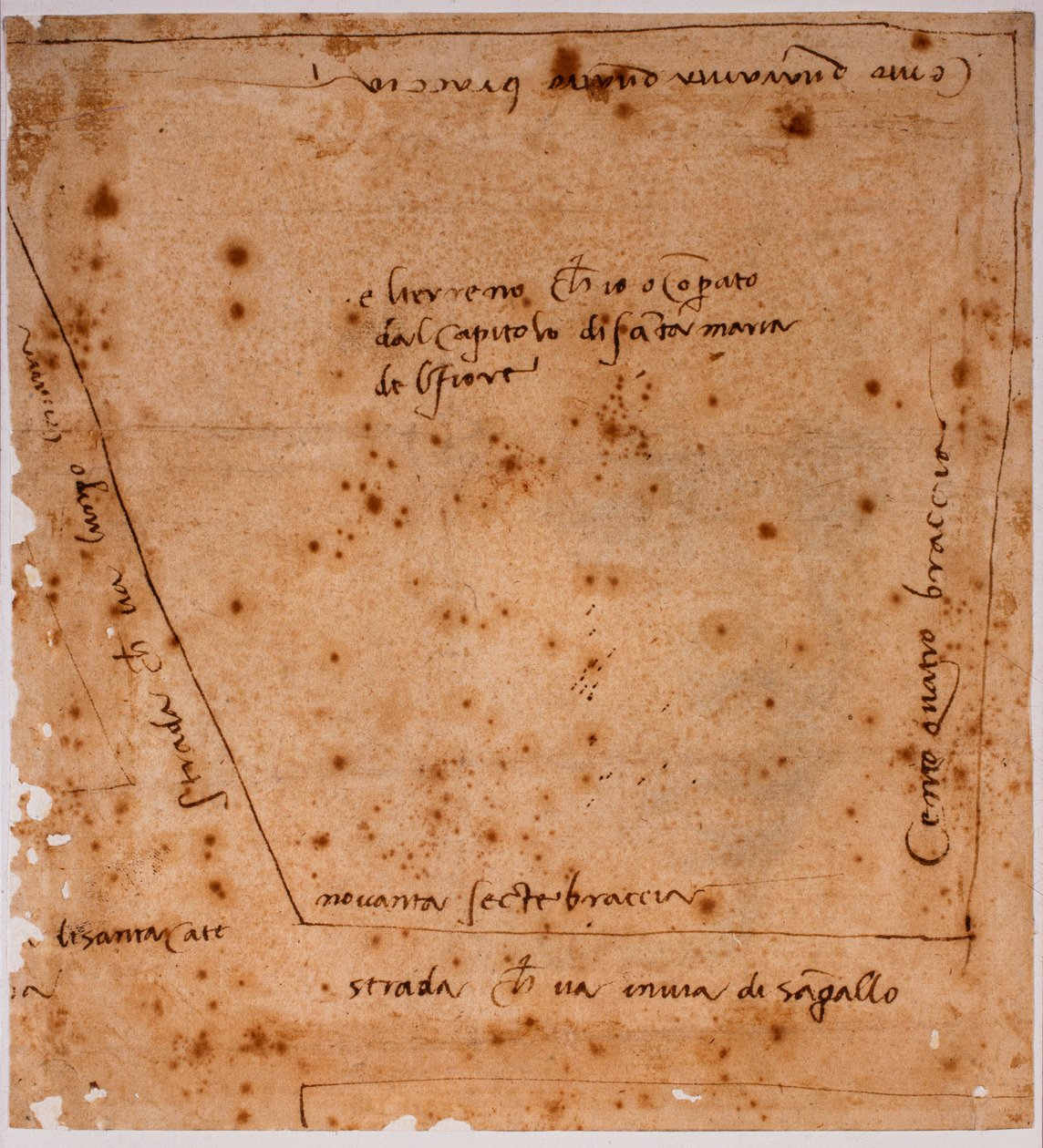 Planta baixa de Michelangelo Buonarroti