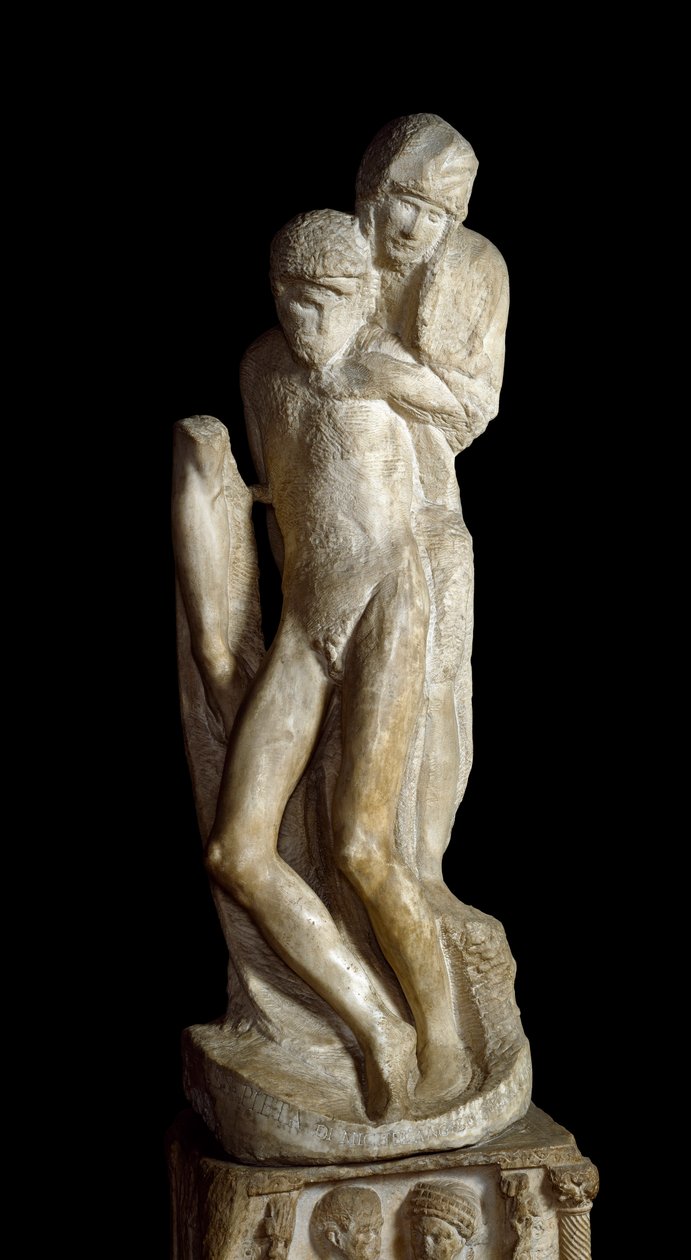 La Pieta Rondanini. Escultura de Michelangelo Buonarroti
