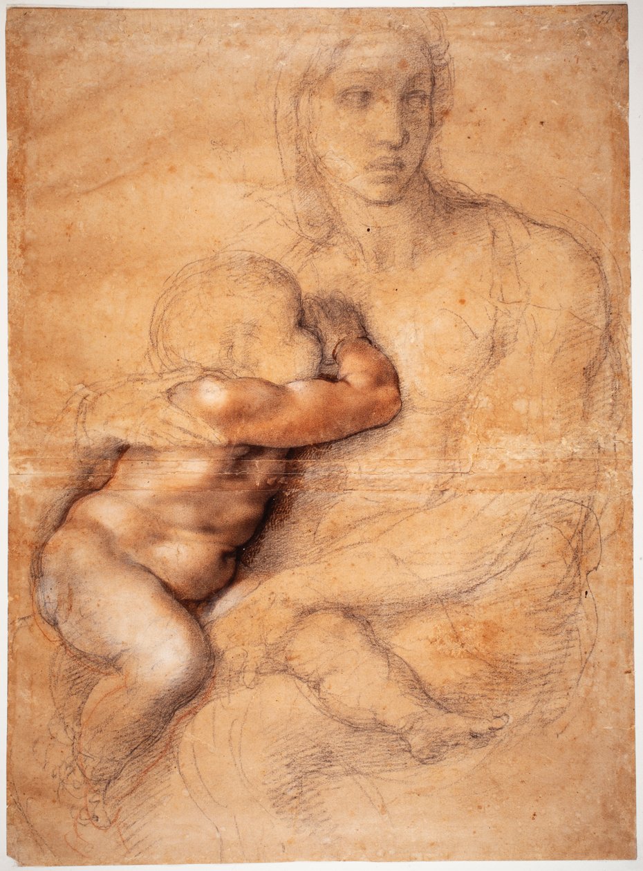 Nossa Senhora e o Menino de Michelangelo Buonarroti