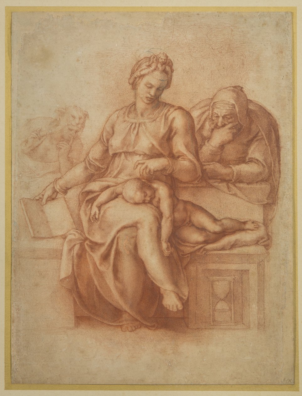 Madonna do silêncio, c.1538 de Michelangelo Buonarroti