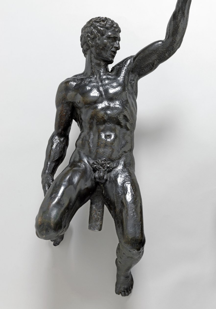 Bacchants nuas montando panteras de Michelangelo Buonarroti