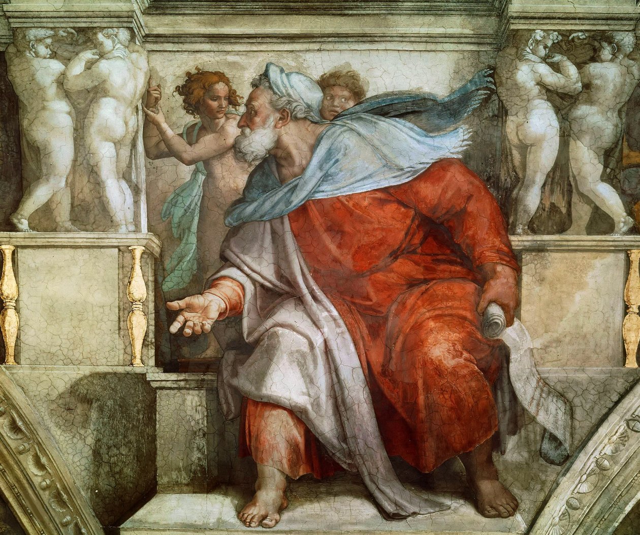 Profeta Ezequiel de Michelangelo Buonarroti