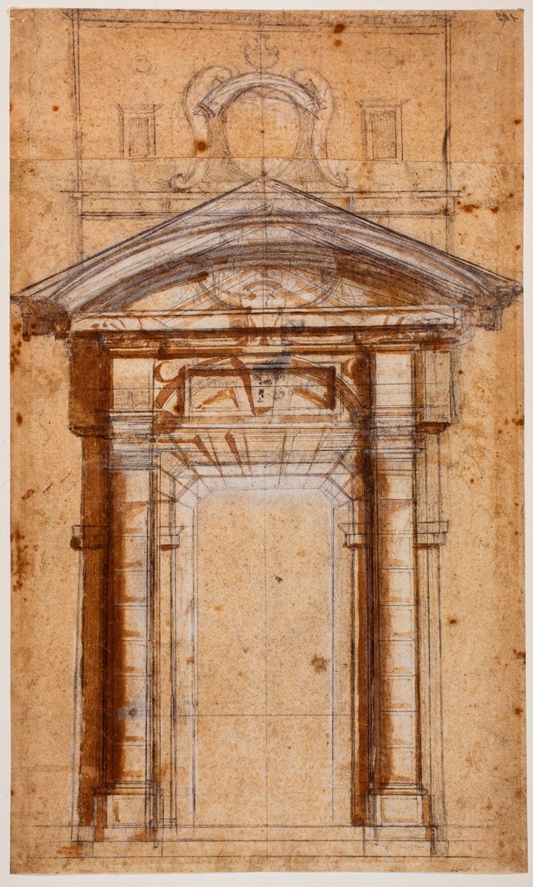 Estudo para Porta Pia de Michelangelo Buonarroti