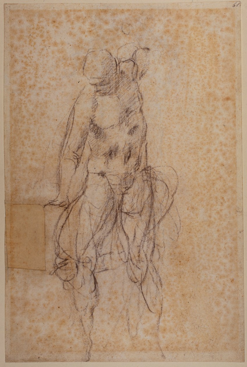 Estudo para um Cristo ressuscitado de Michelangelo Buonarroti