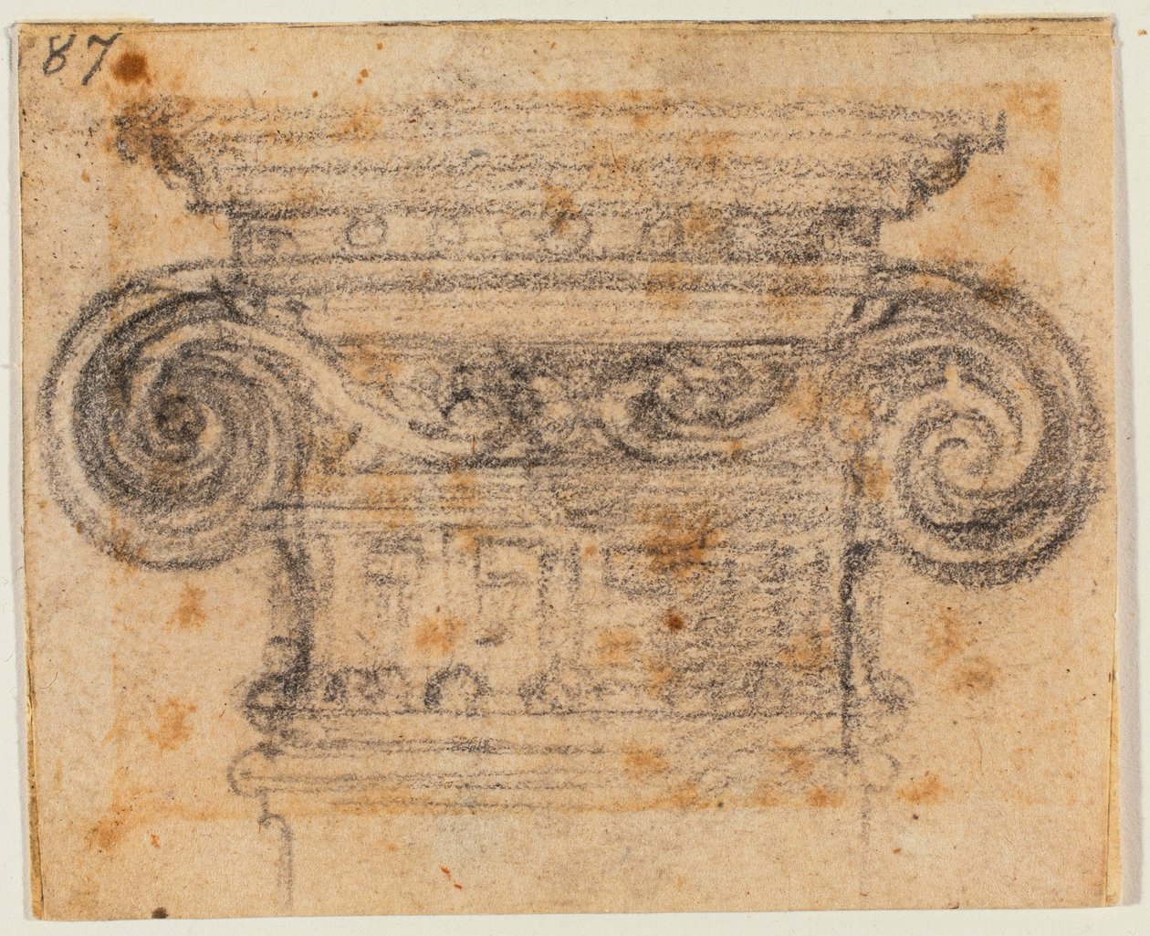 Estudo do capital iónico de Michelangelo Buonarroti