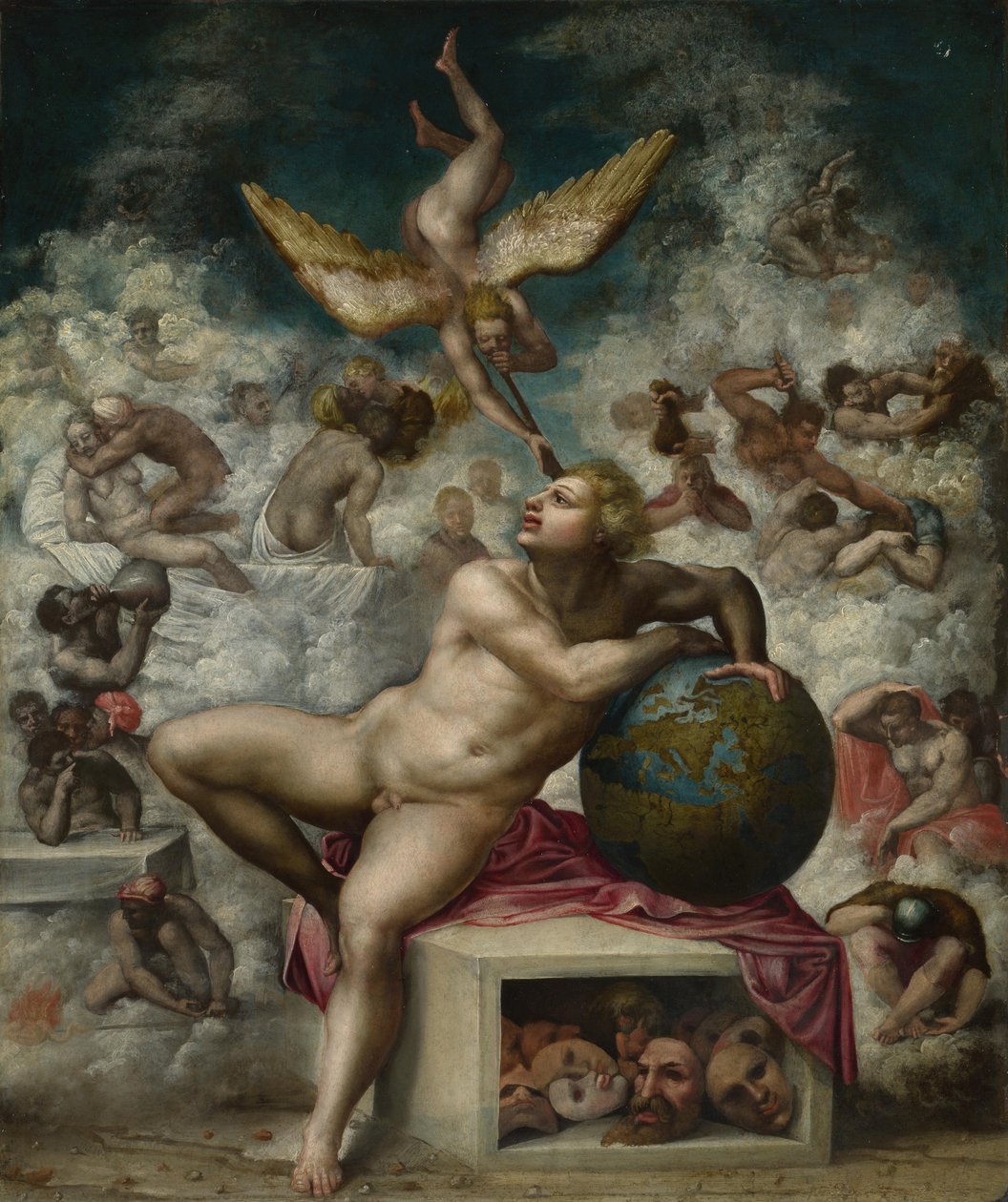 O sonho da vida humana, depois de 1533 de Michelangelo Buonarroti