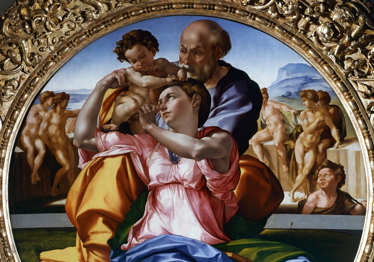 A Sagrada Família ou Tondo Doni de Michelangelo Buonarroti