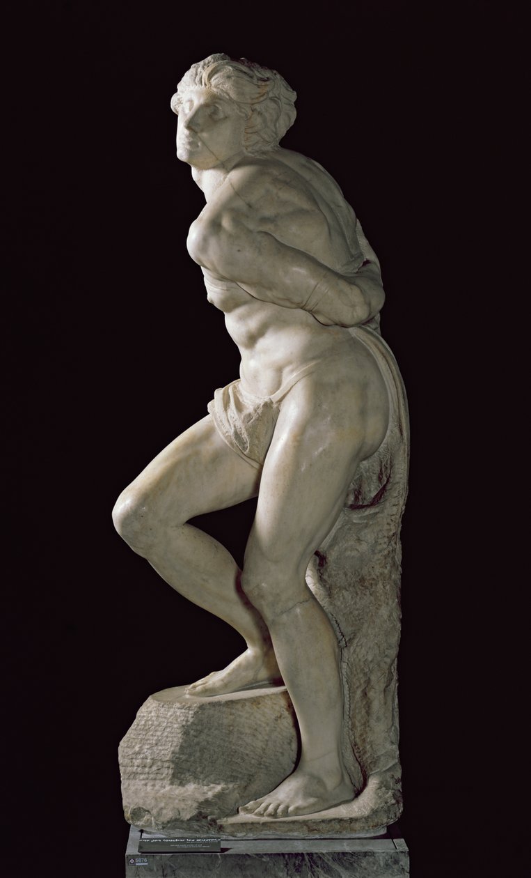 O Escravo Rebelde, 1513-15 de Michelangelo Buonarroti