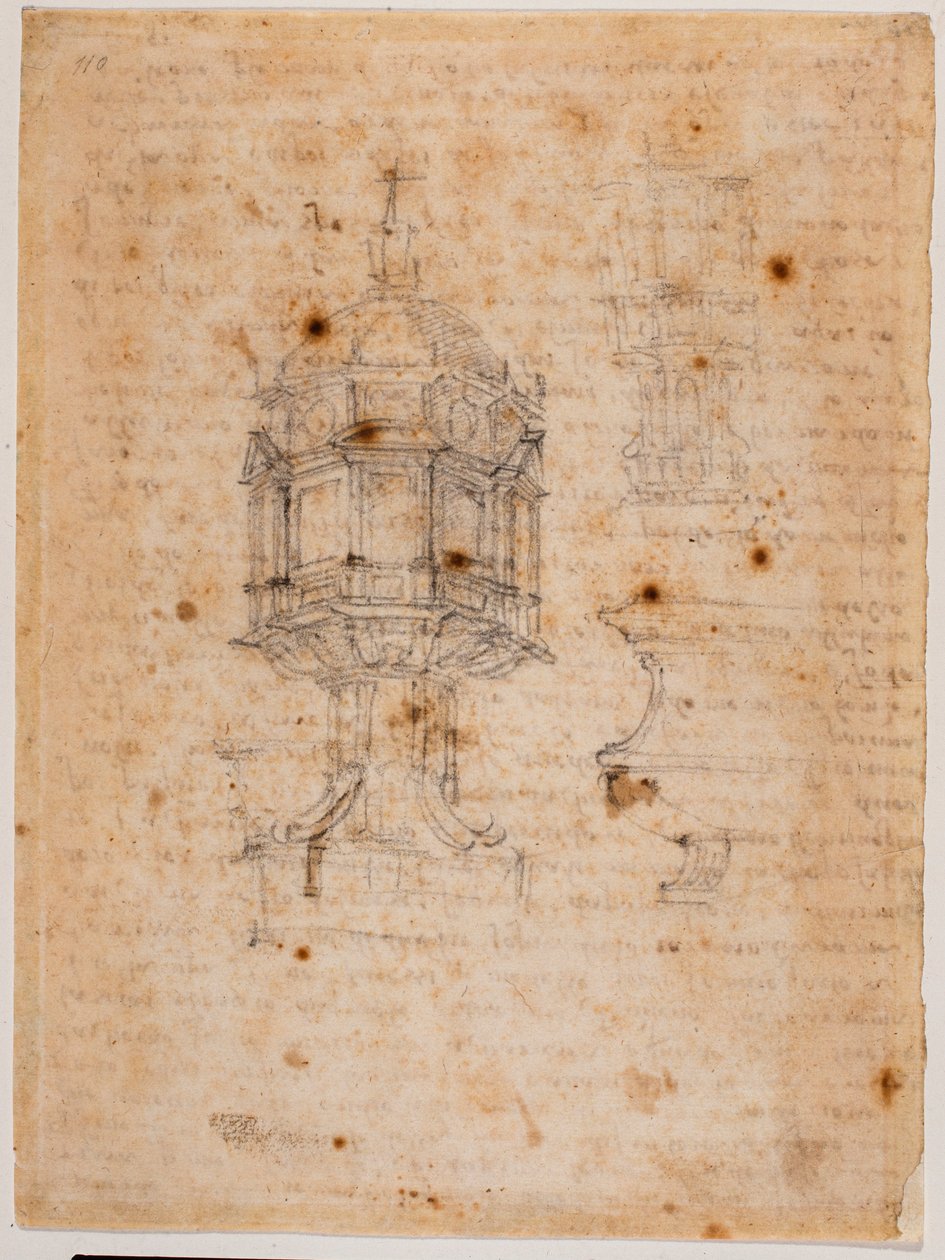 Dois estudos sobre o cibório de Michelangelo Buonarroti