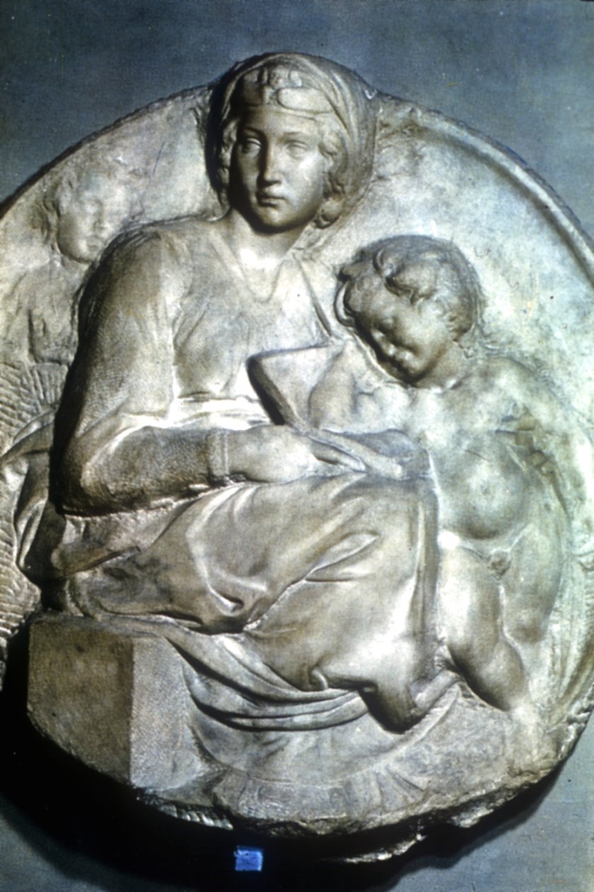 Virgem e Criança, 1504-1505 de Michelangelo Buonarroti