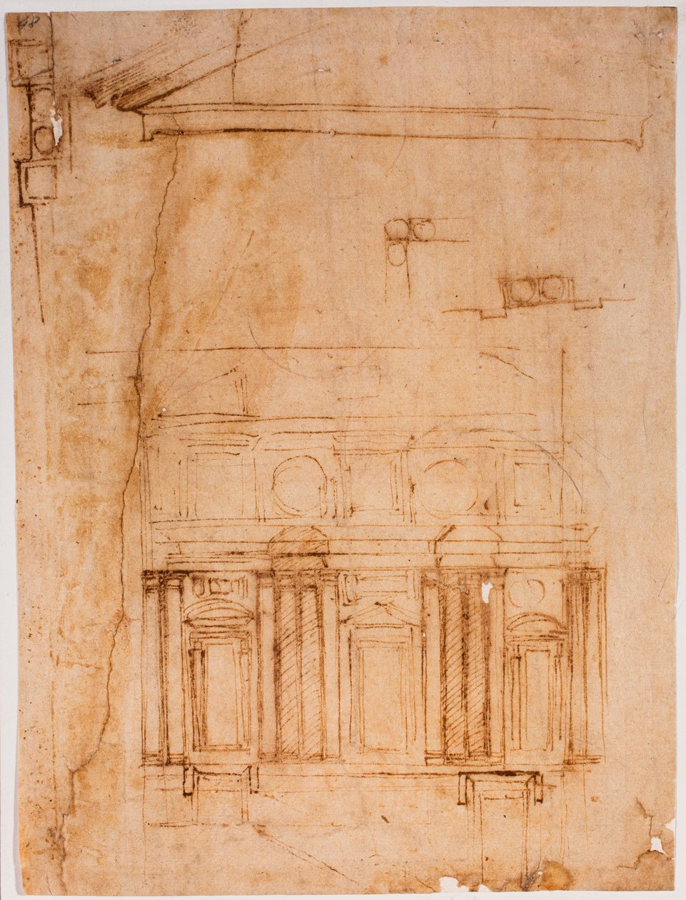Prospeto de parede para as férias na Laurentian de Michelangelo Buonarroti