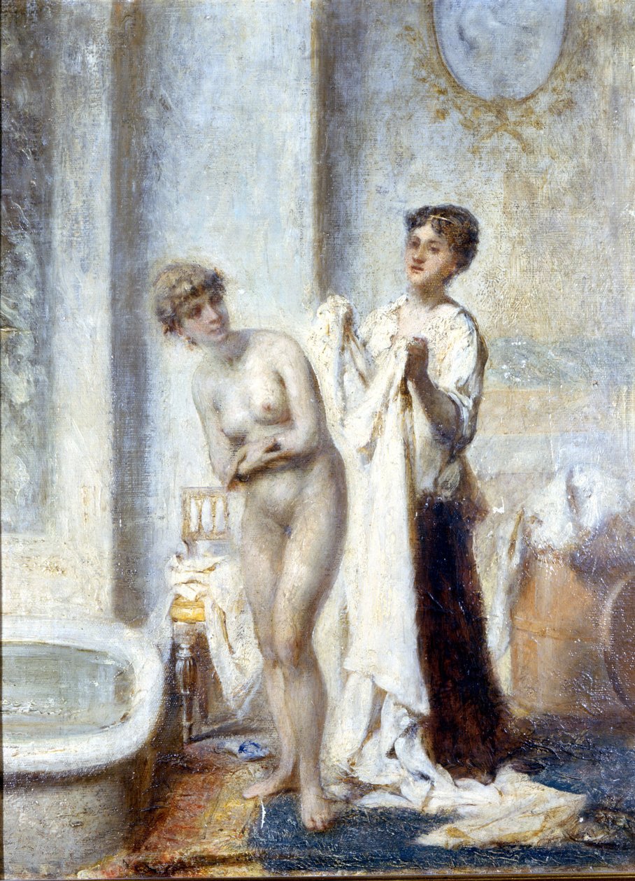 Michelangelo Fumagalli "o banho de Michelangelo Fumagalli