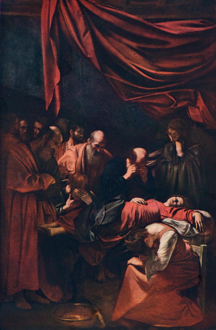 Morte da Virgem, c1606 de Michelangelo Merisi Caravaggio