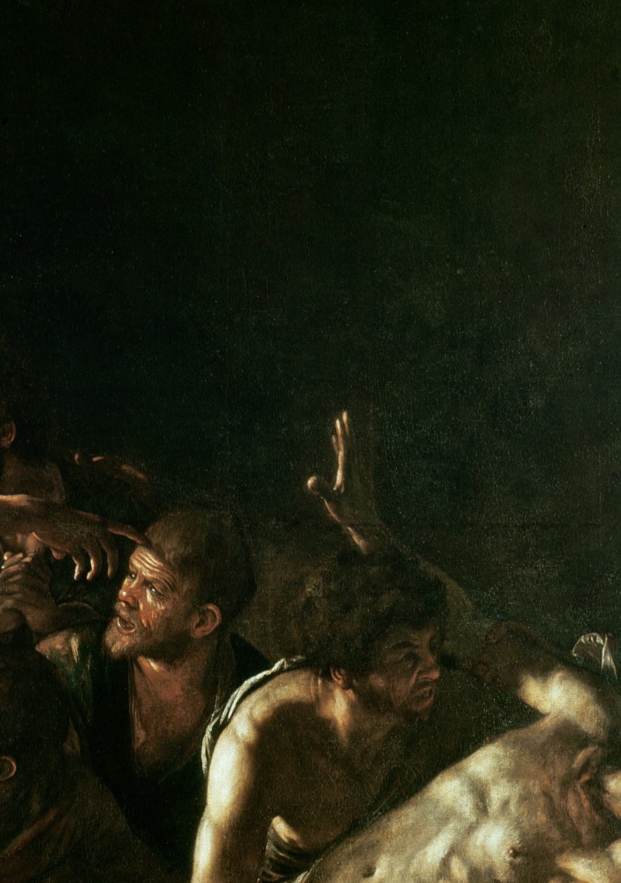 Ressurreição de Lázaro (detalhe de 238777) de Michelangelo Merisi Caravaggio