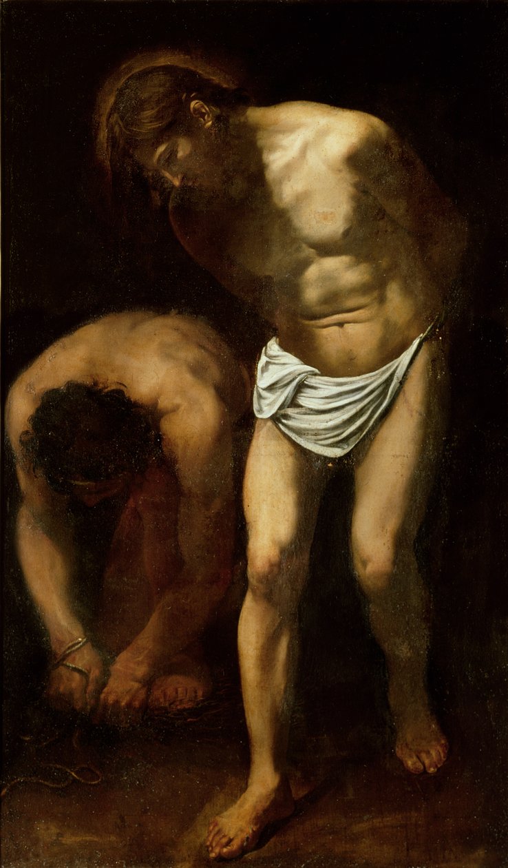 A Flagelação, c.1610 de Michelangelo Merisi Caravaggio