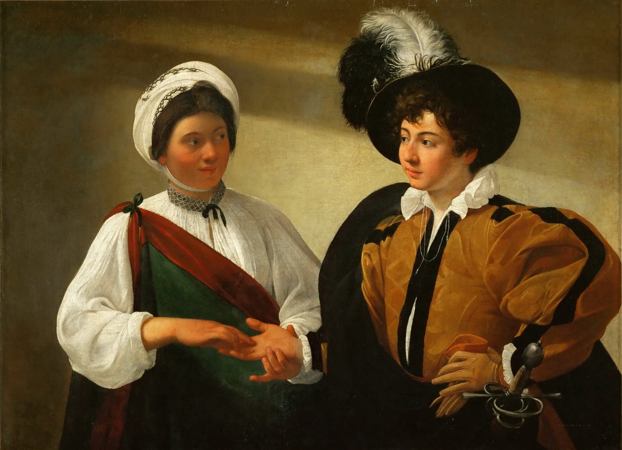 A cartomante de Michelangelo Merisi Caravaggio