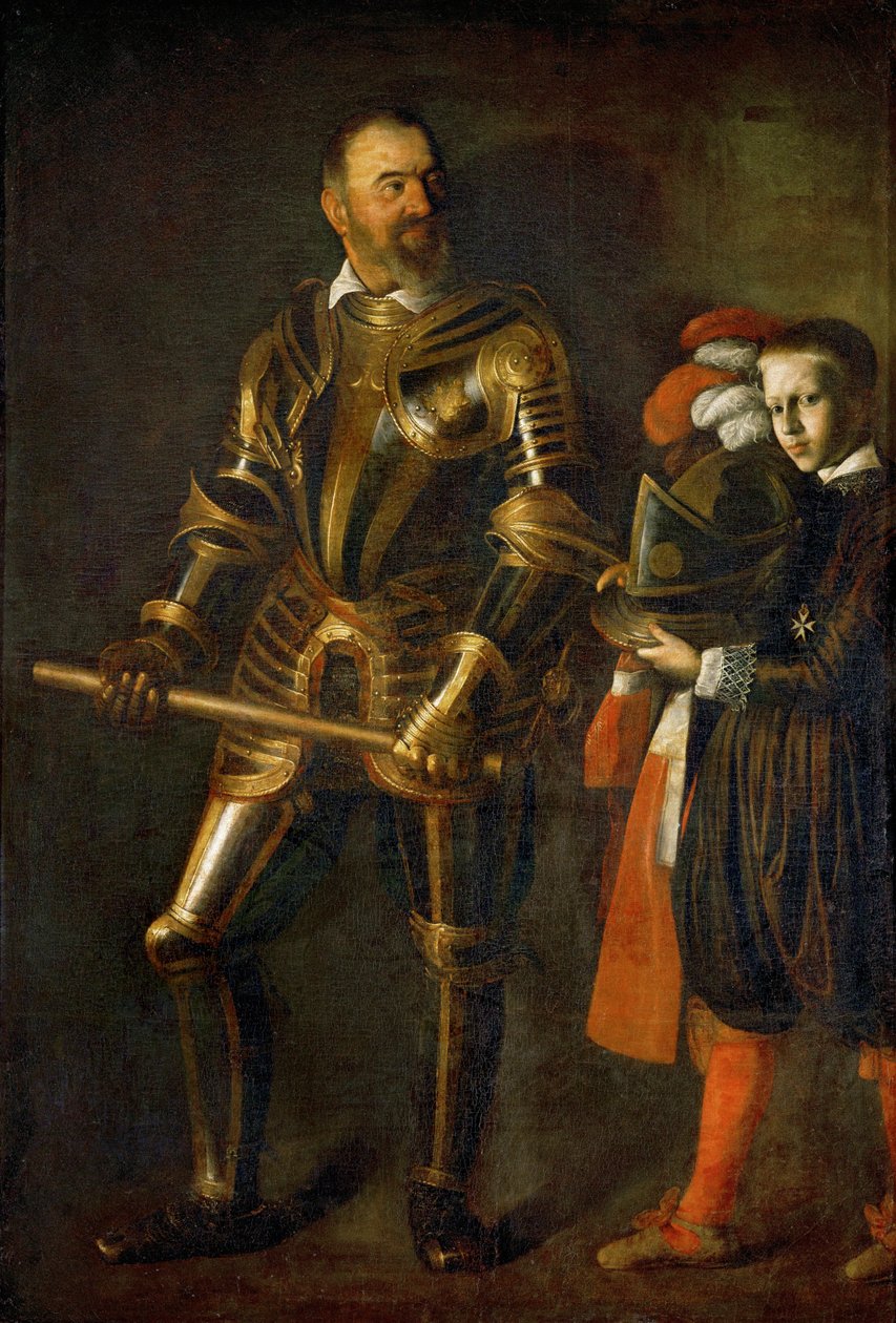 Alof de Vignacourt, grão-mestre da Ordem de Malta de Michelangelo Merisi da Caravaggio