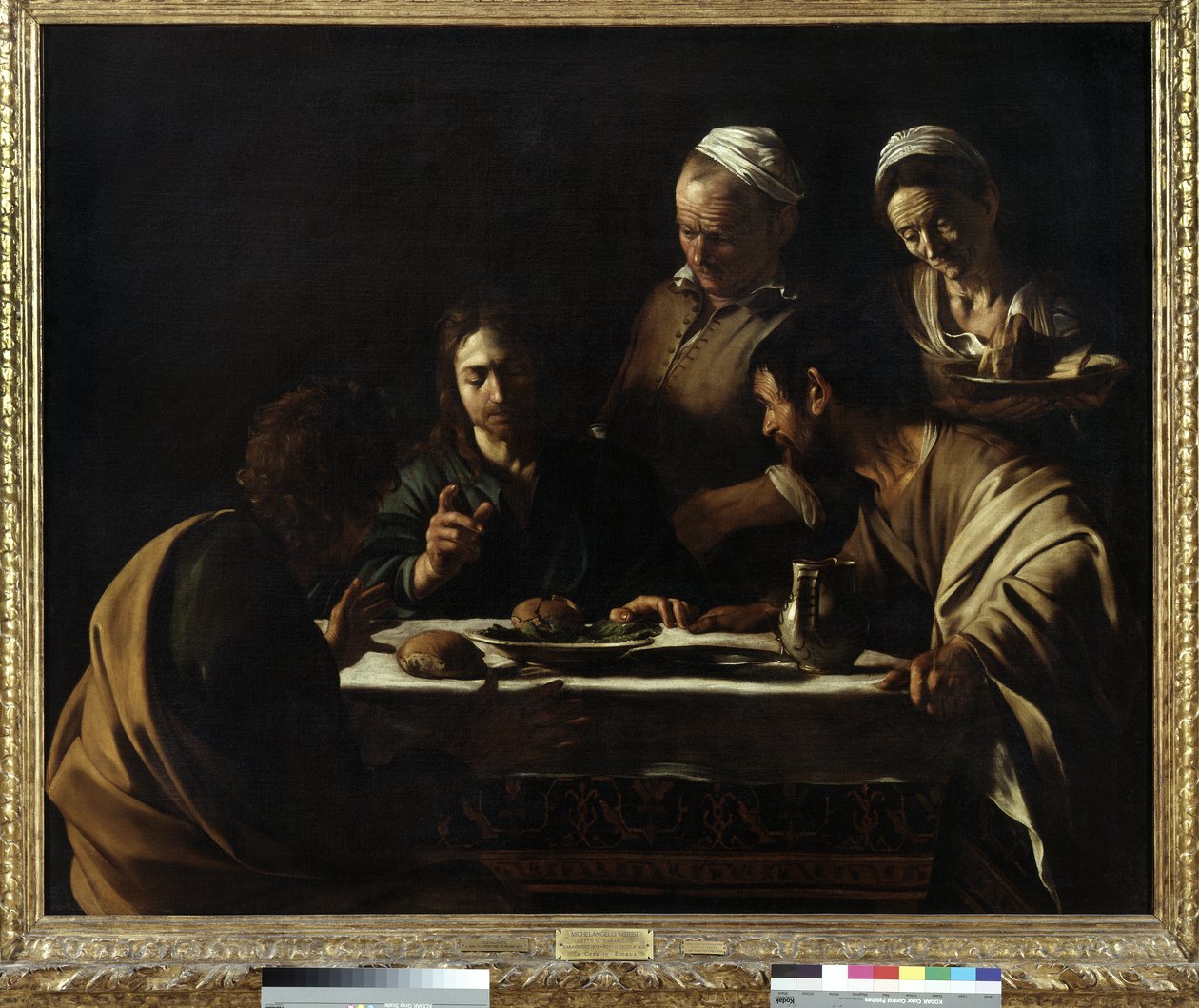 Jantar em Emaús, 1606 de Michelangelo Merisi da Caravaggio