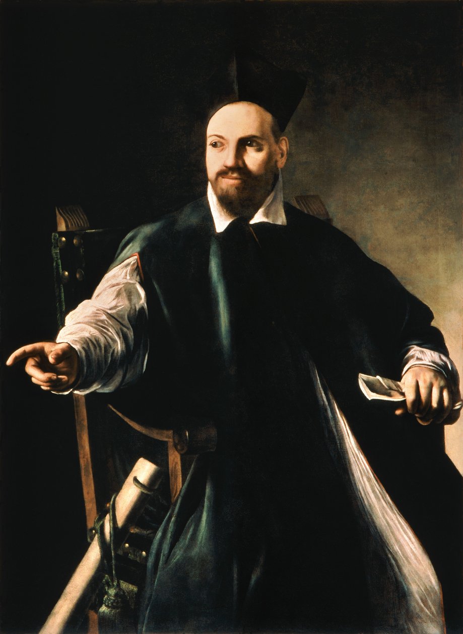 Retrato de Maffeo Barberini, mais tarde papa de Michelangelo Merisi da Caravaggio