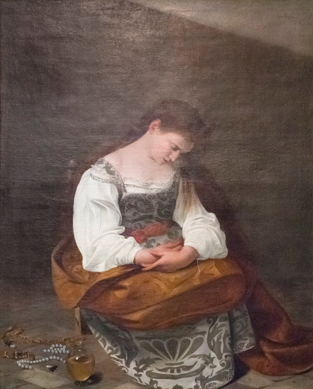 Arrependida Maria Madalena de Michelangelo Merisi da Caravaggio