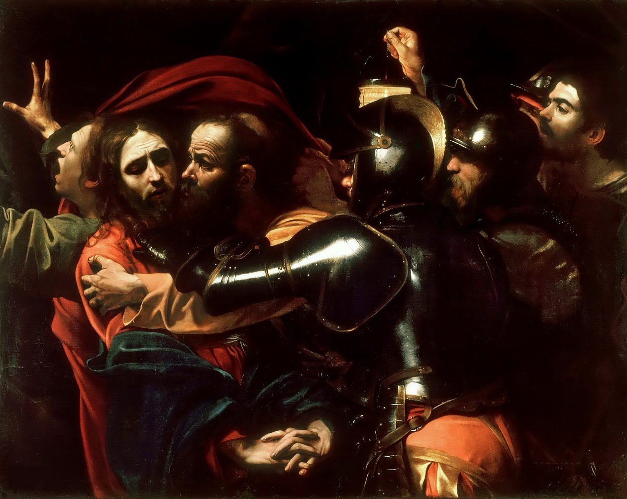 A tomada de Cristo de Michelangelo Merisi da Caravaggio