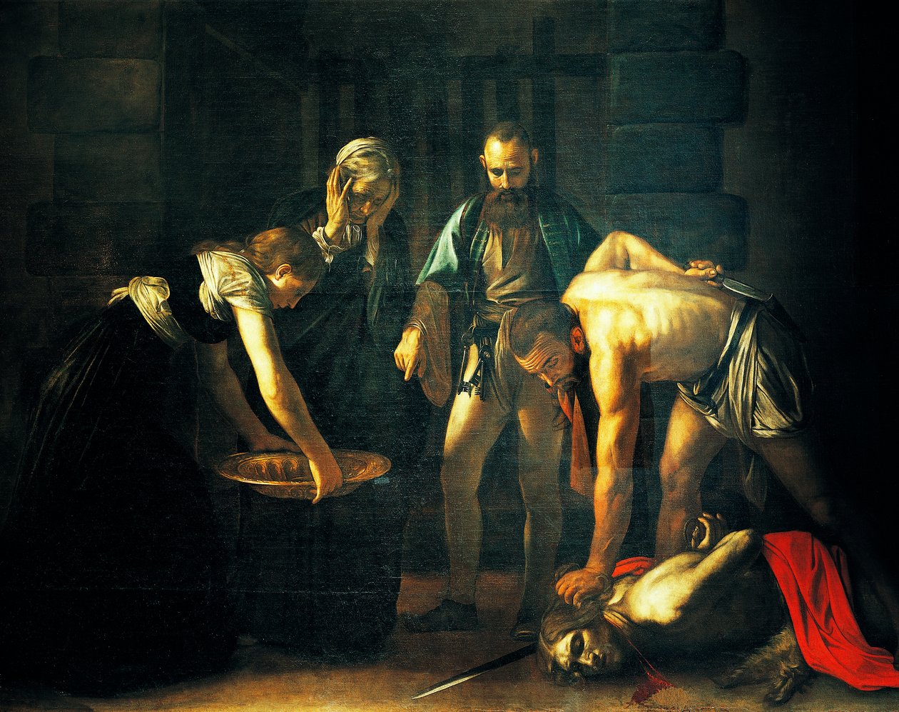 A decapitação de São João Batista de Michelangelo Merisi da Caravaggio