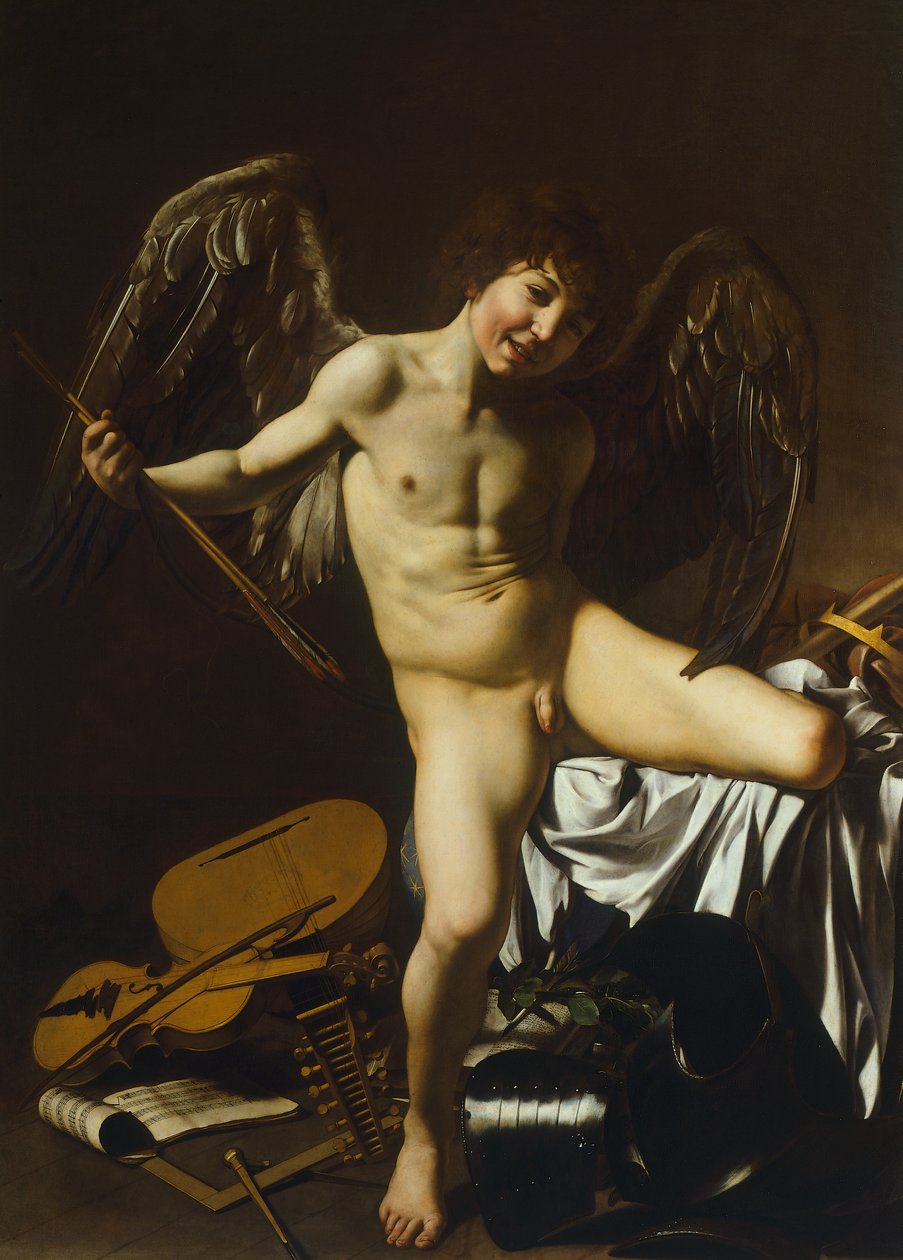 Vitorioso Cupido de Michelangelo Merisi da Caravaggio