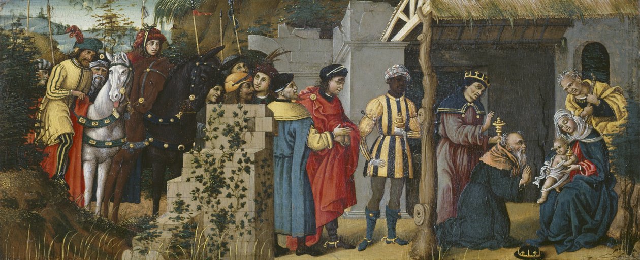 Adoração dos Magos, c.1500-10 de Michelangelo di Pietro Mencherini