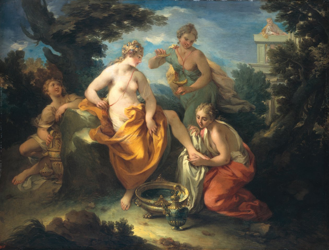 Banho de Bate-Seba, 1729 de Michele Rocca