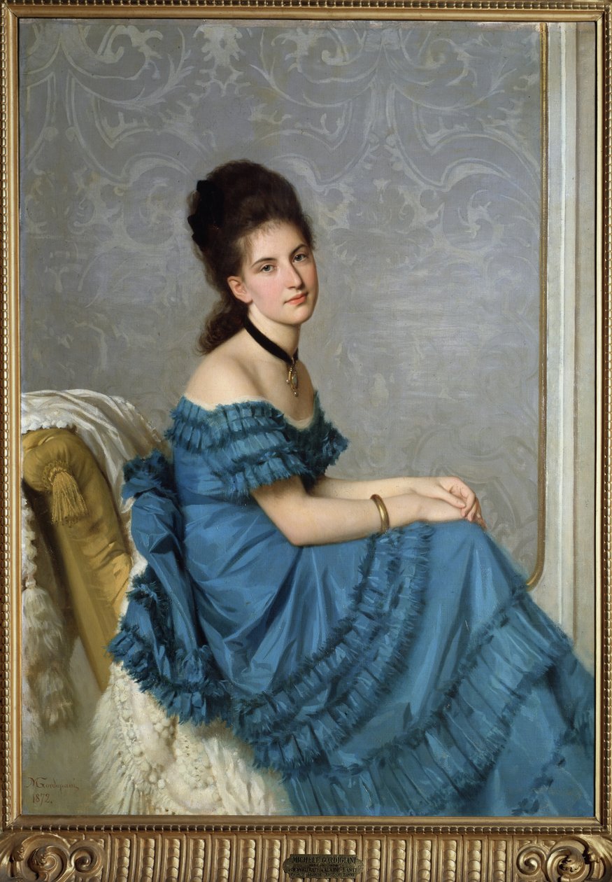 Retrato de Alaide Banti, 1872 de Michele Gordigiani
