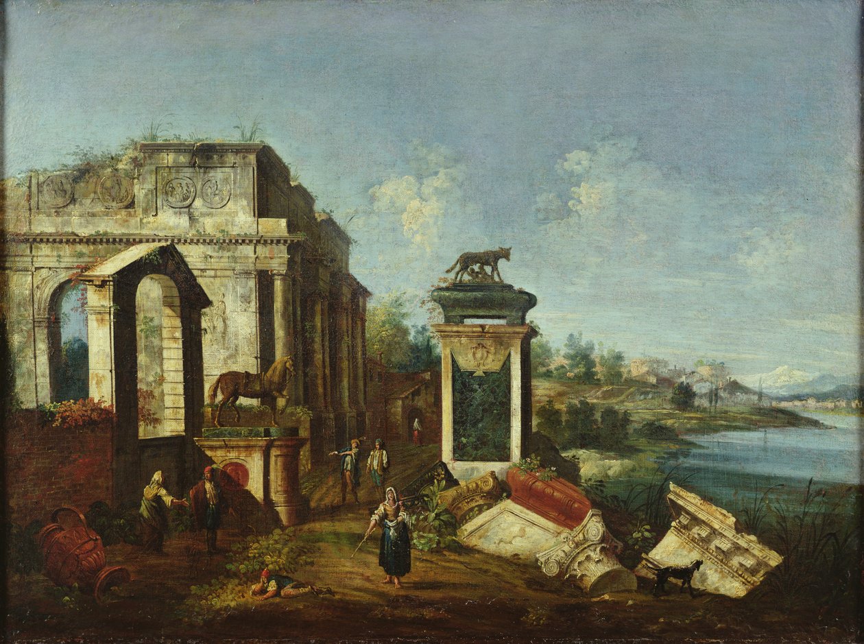 Ruínas romanas de Michele Marieschi
