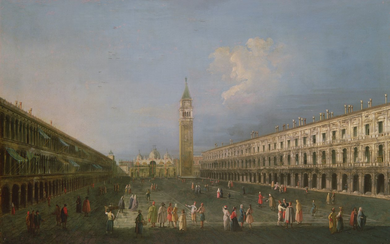 Praça de São Marcos, século XVIII de Michele Marieschi