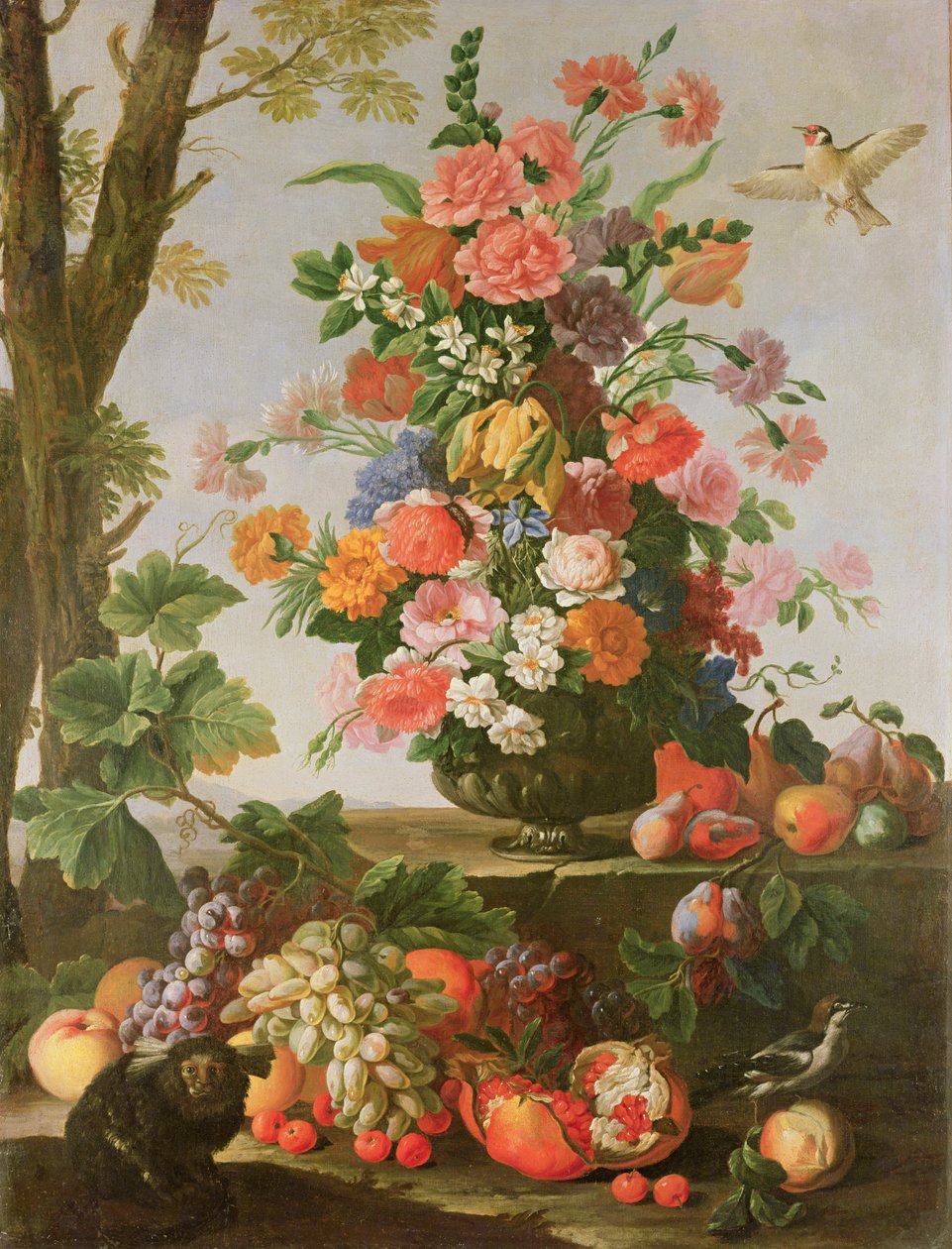 Peça de flor, século XVII de Michele Pace del Campidoglio