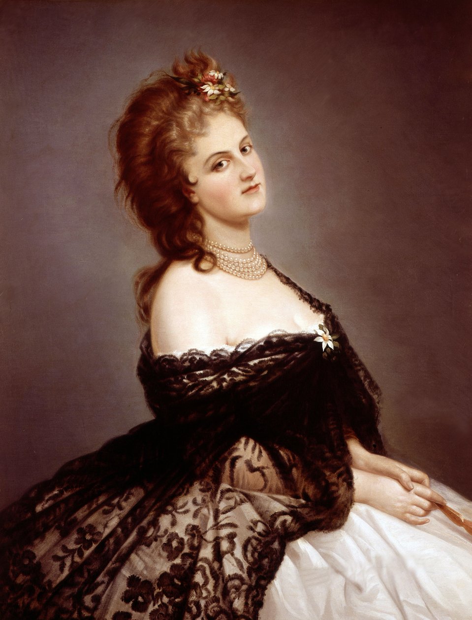 Virginia Oldoini, condessa de Castiglione, depois de uma foto de Pierre-Louis Pierson, 1862 de Michele Gordigiani