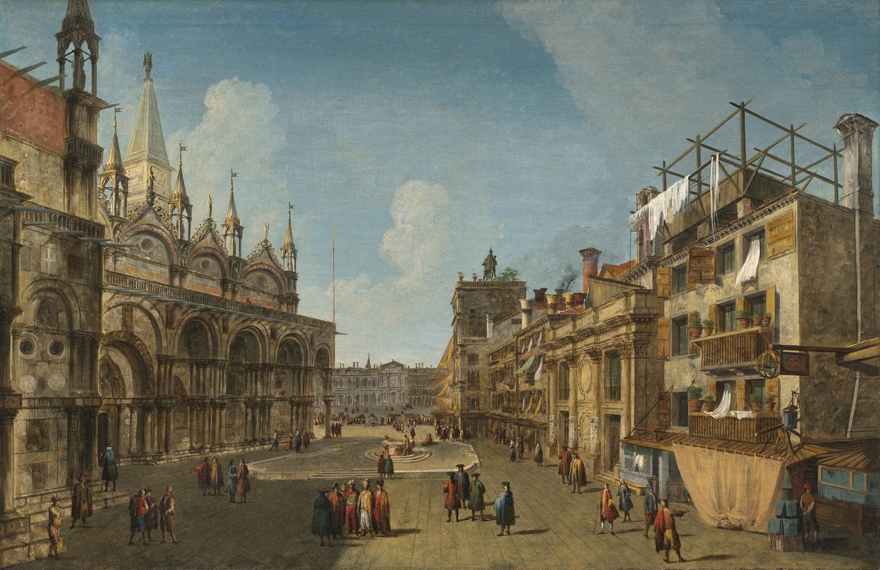 Vista da Piazzetta dei Leoni de Michele Marieschi
