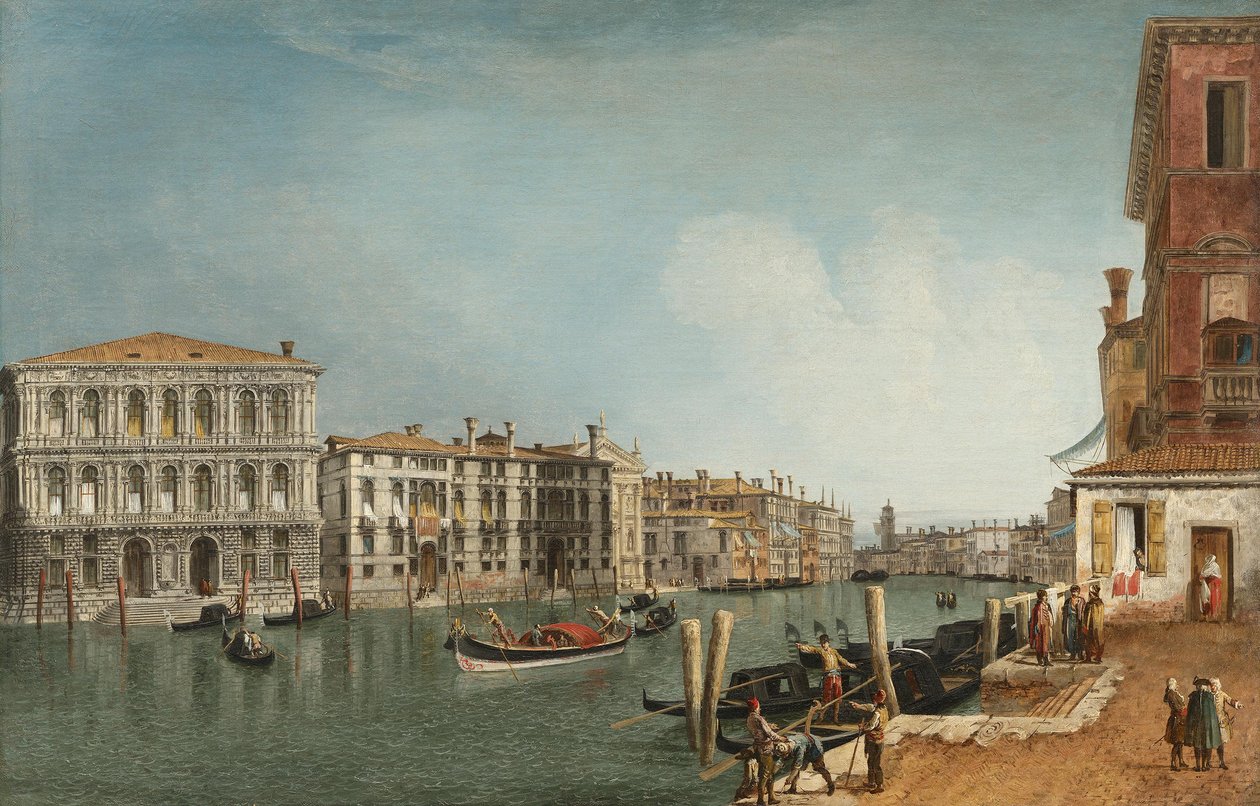 O Grande Canal junto ao Ca