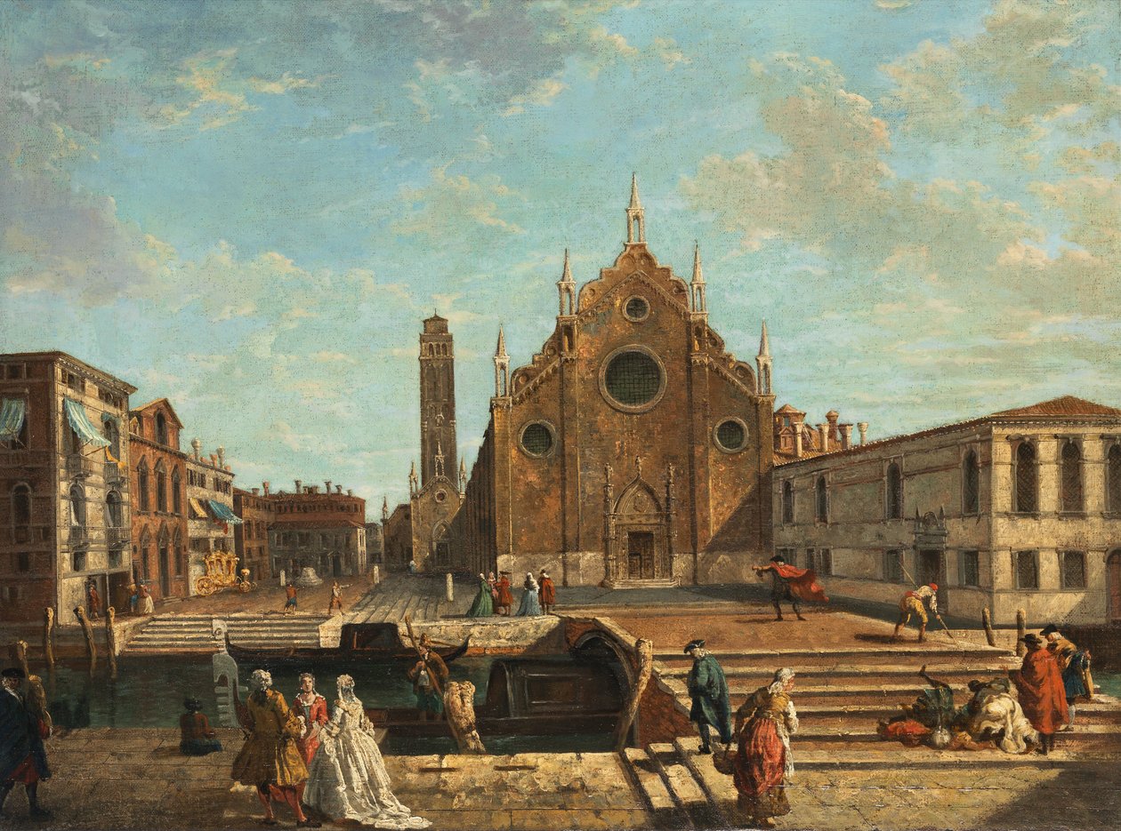 Michele Marieschi Campo dei Frari de Michele Marieschi