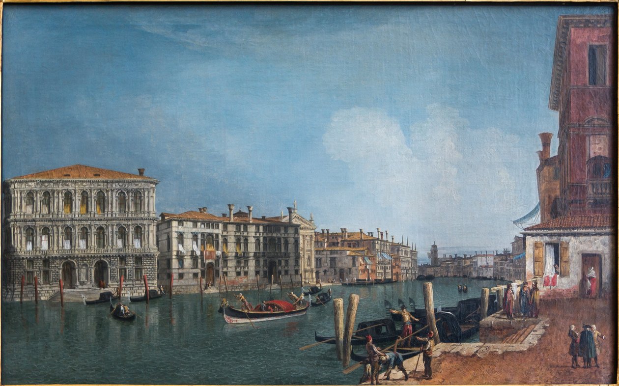 Vista do Grande Canal, perto de Cà Pesaro de Michele Marieschi