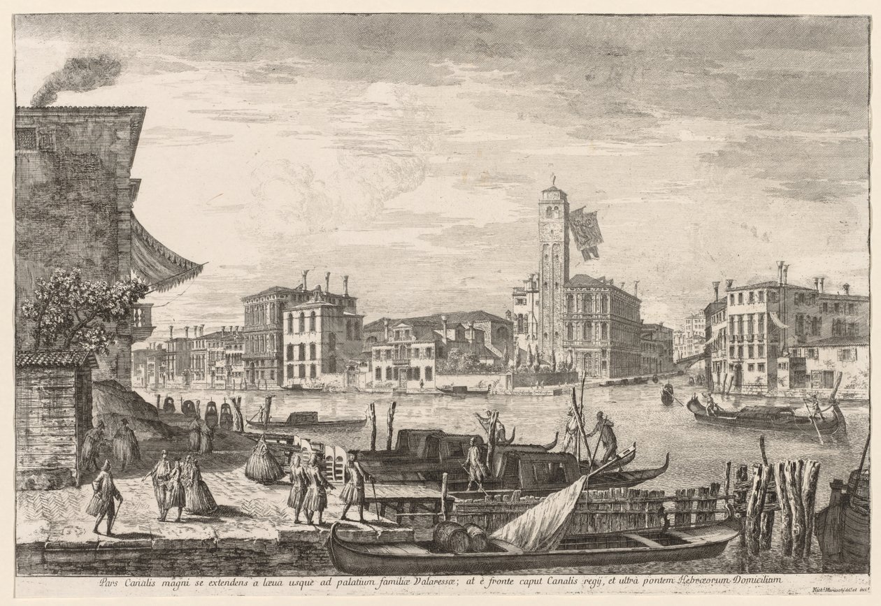 Vistas de Veneza: Cannaregio de Michele Marieschi