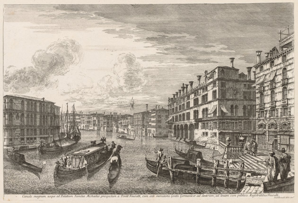 Vistas de Veneza: Grande Canal, 1741. de Michele Marieschi