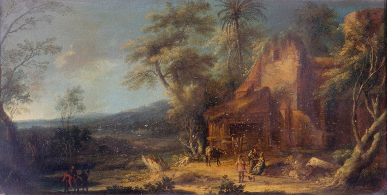 Paisagem com ruína de Michele Pagano