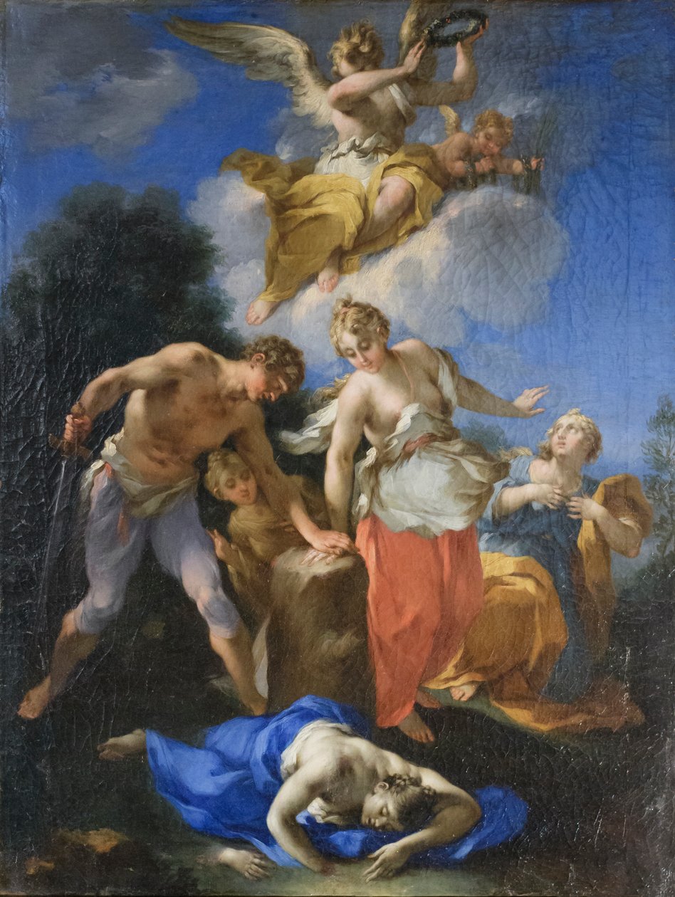 Martírio das virgens, primeira metade do século XVIII, Michele Rocca (óleo sobre tela) de Michele Rocca