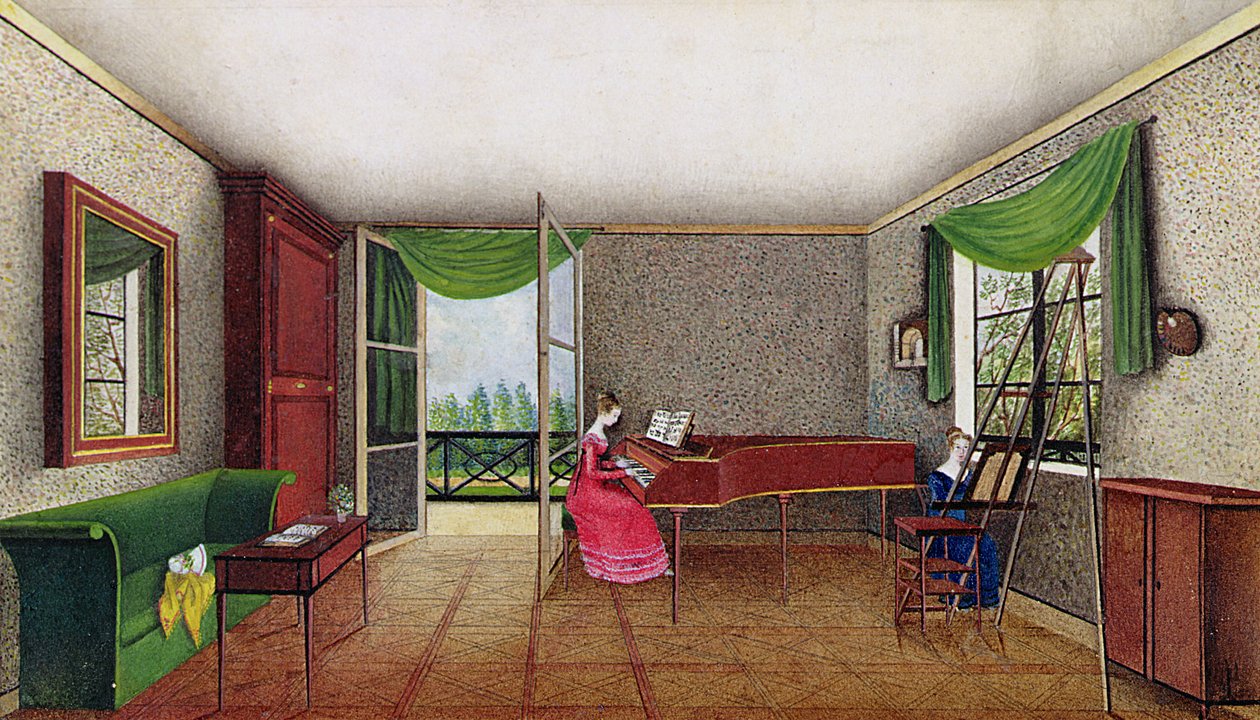 Um interior russo de Micheline Blenarska