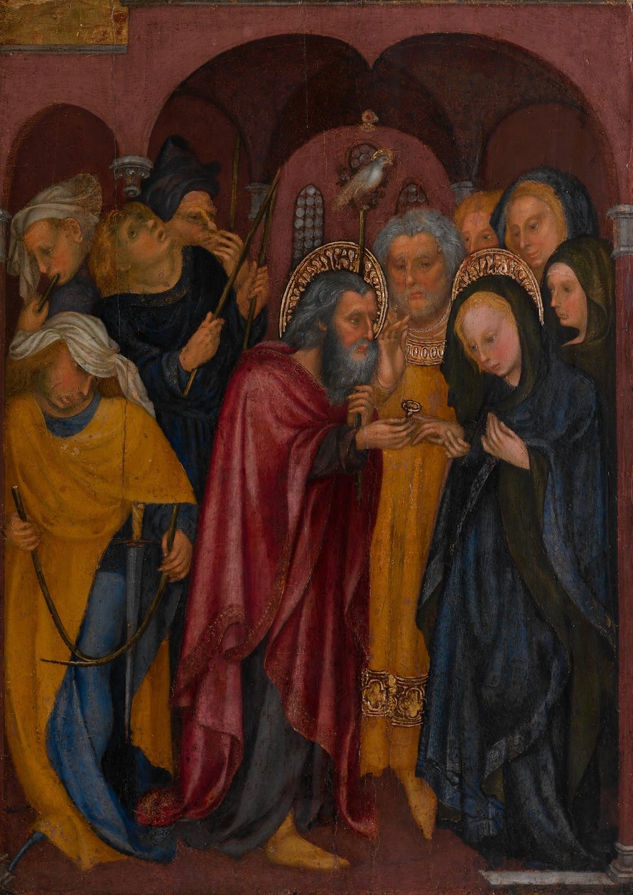 O Casamento da Virgem, c. 1430. de Michelino da Besozzo