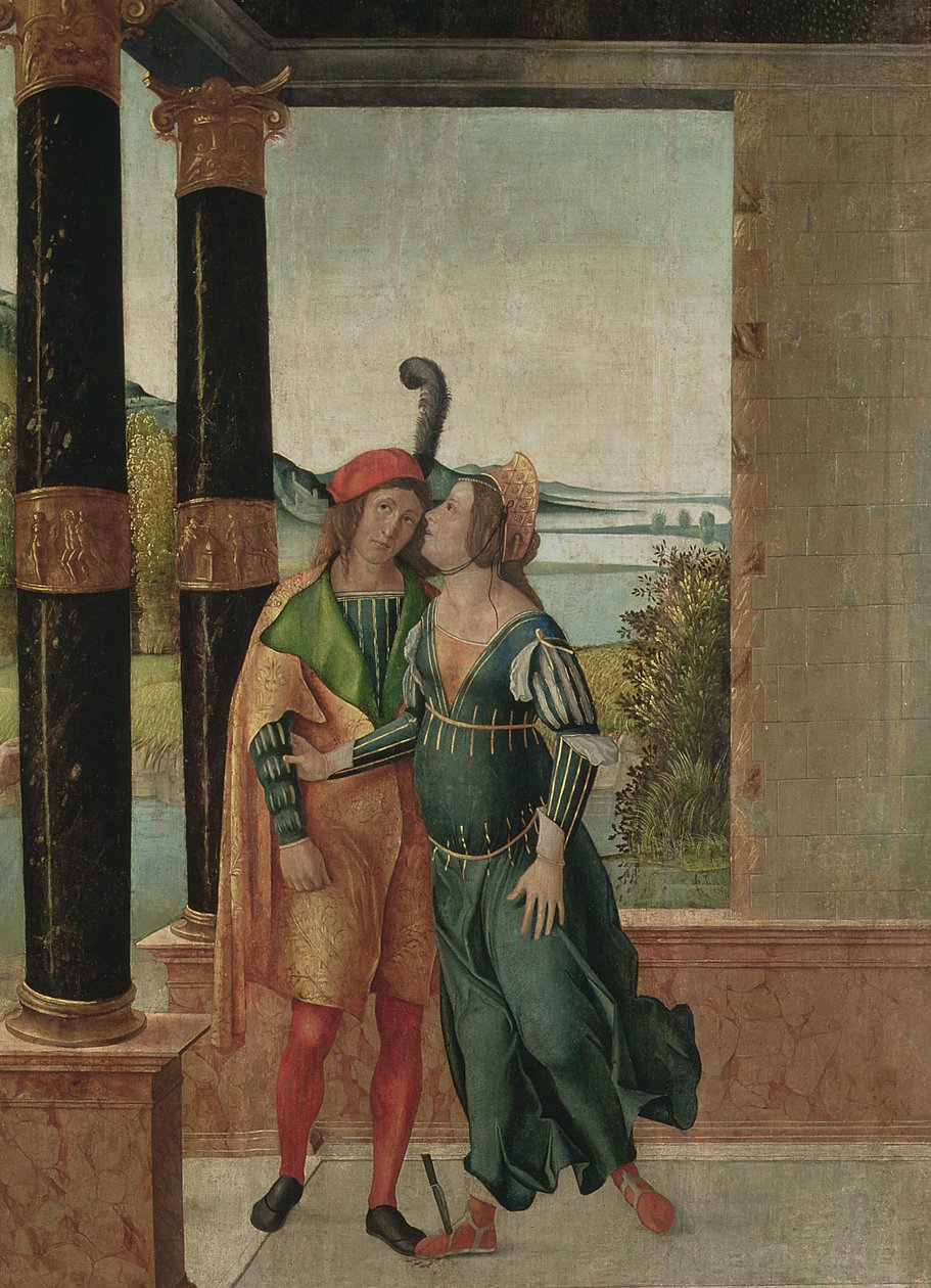 Brutus e Portia, c.1500-50 de Michelle da Verona