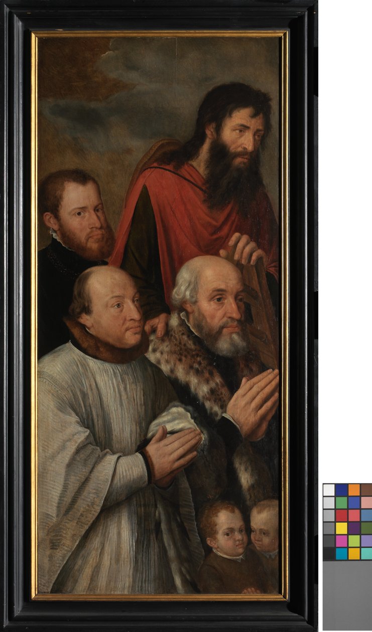 Detalhe do Triunfo de Cristo (óleo sobre painel) de Michiel I Coxie or Coxcie